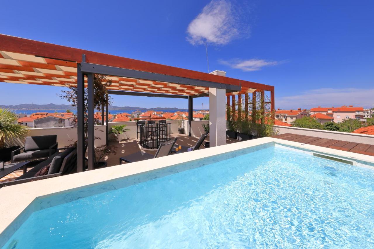 Penthouse Diem - Private Pool With Sea View Задар Екстер'єр фото