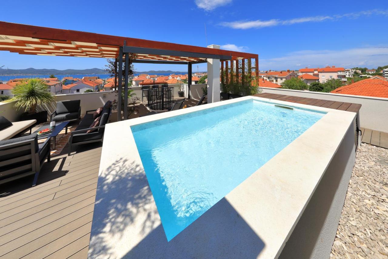 Penthouse Diem - Private Pool With Sea View Задар Екстер'єр фото