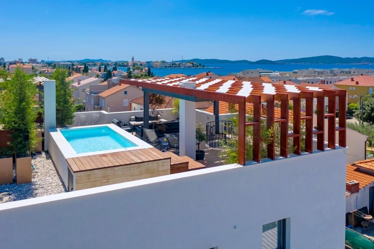 Penthouse Diem - Private Pool With Sea View Задар Екстер'єр фото